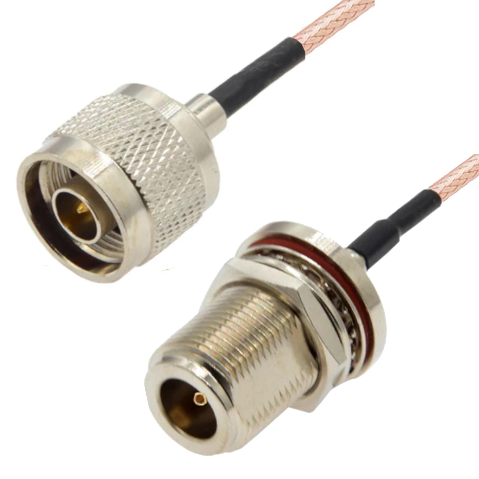 Anschlusskabel N-buchse Bh / N-stecker Rg316 50 Cm