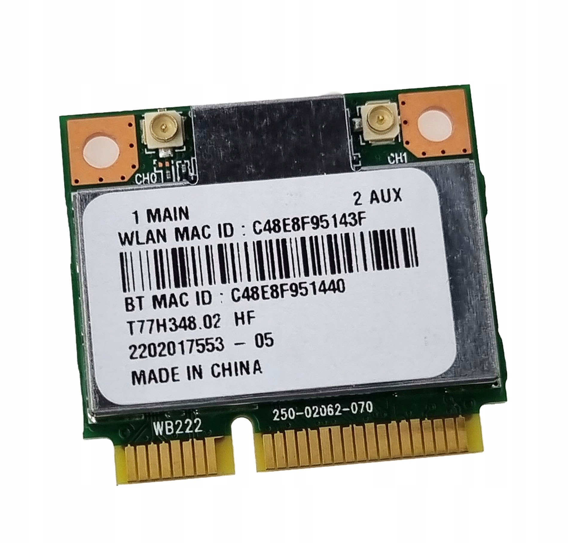 Neue Wlan-karte Für Atheros Ar5b22 Laptop, 300 Mbit/s, Bluetooth 4.0