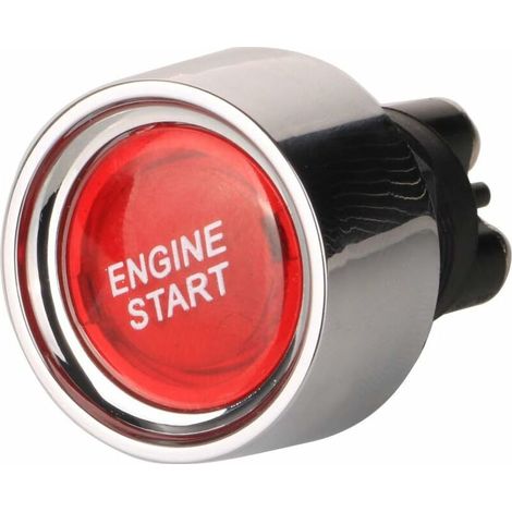 Universeller Motorstartschalter (12 V/24 V/50 A, Spst), 3-poliger Druckknopf-startschalter Für Auto, Lkw, Boot