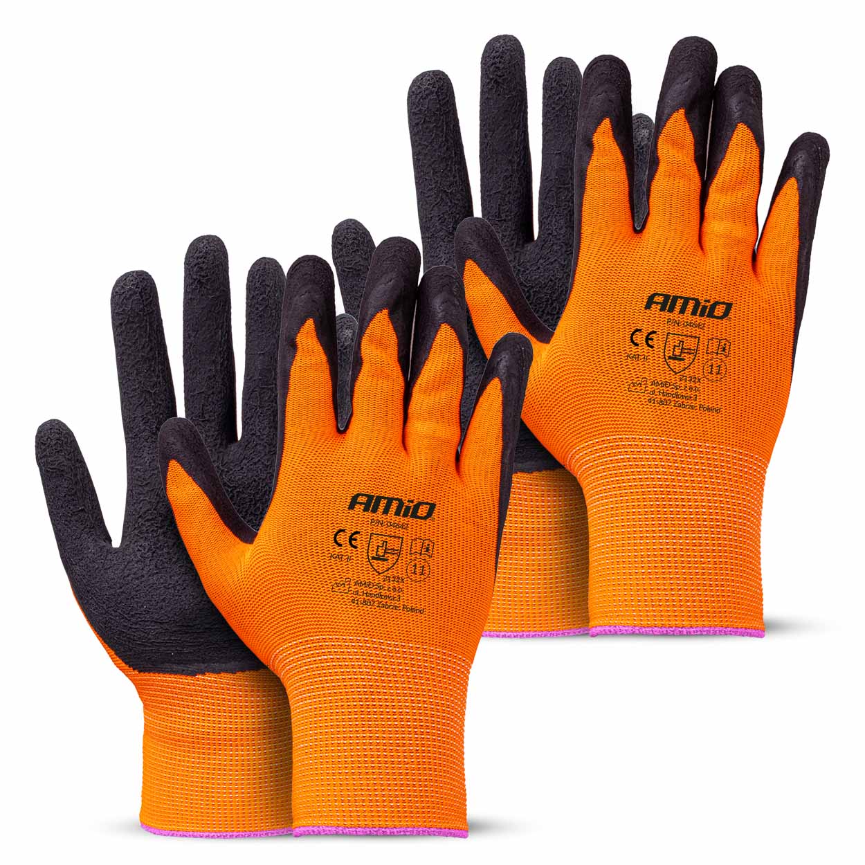 Polyester-schutzhandschuhe Mit Latex-schaumbeschichtung, Größe 11, 2132x, 4 Stück, Amio-04642