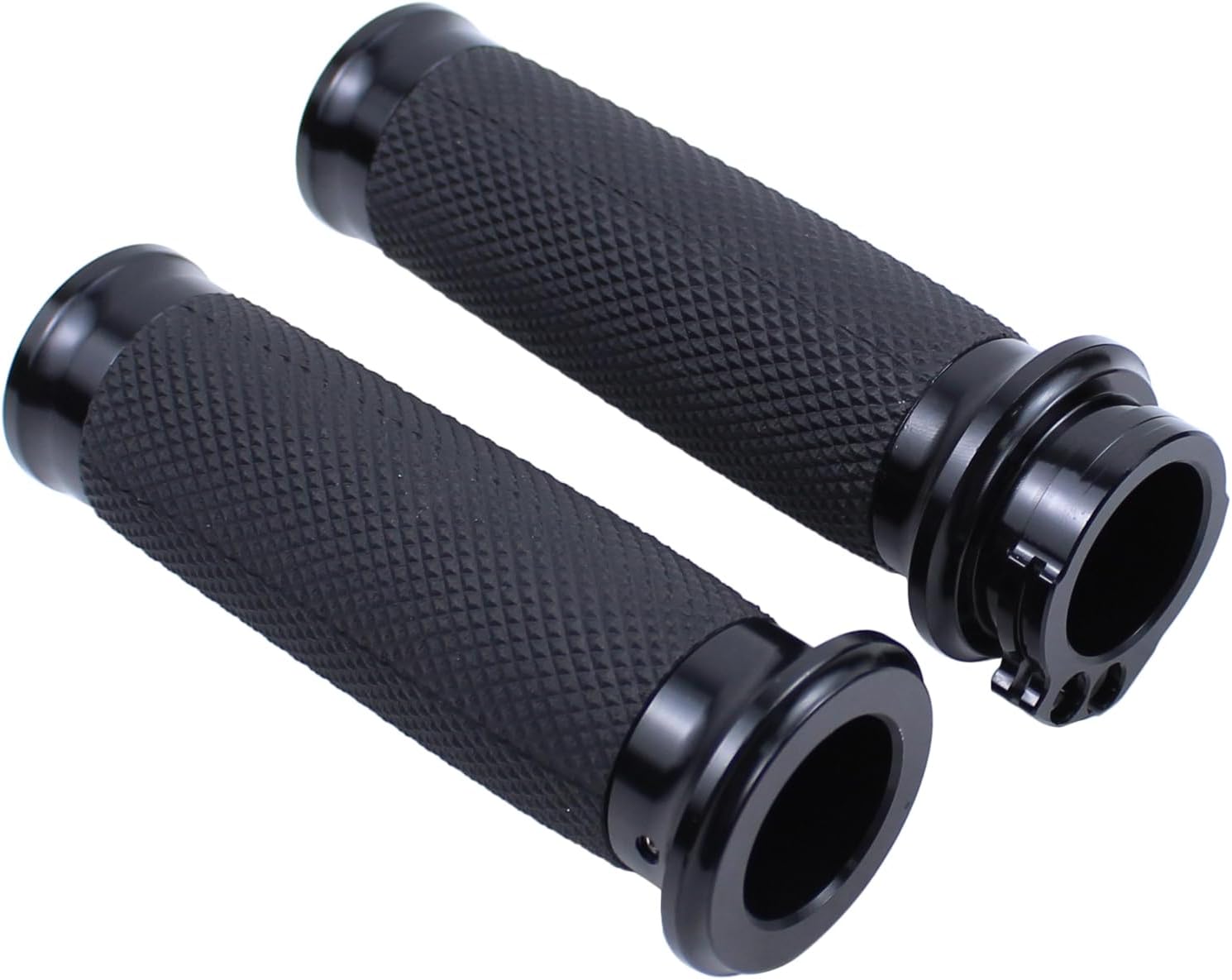 Lenkergriffe Aus Gummi, Motorrad-lenkergriffe, 1 Zoll (25 Mm), Schwarz, Links Und Rechts, Passend Für Harley Touring Dyna, Softail, Sportster 883 Und Harley Davidson Sportster 1200 Xl