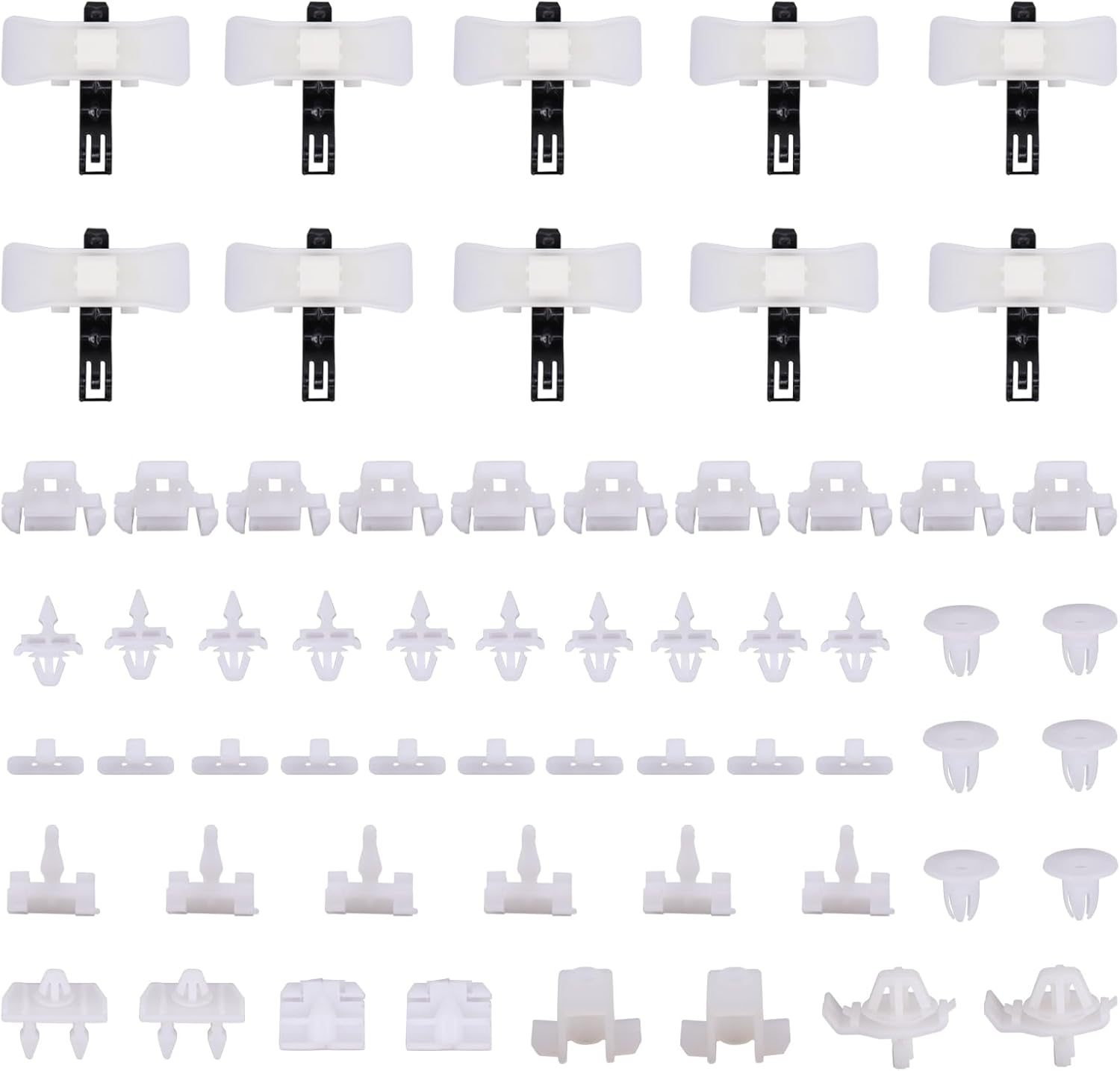 Verkleidungshalterungen, Befestigungsclips, Seitenleistenclips, Zierleisten-halterungsclip, Metallklemme, Türkotflügel-metallklemme, Seitenleistenhalter-reparaturset Für W124 S124