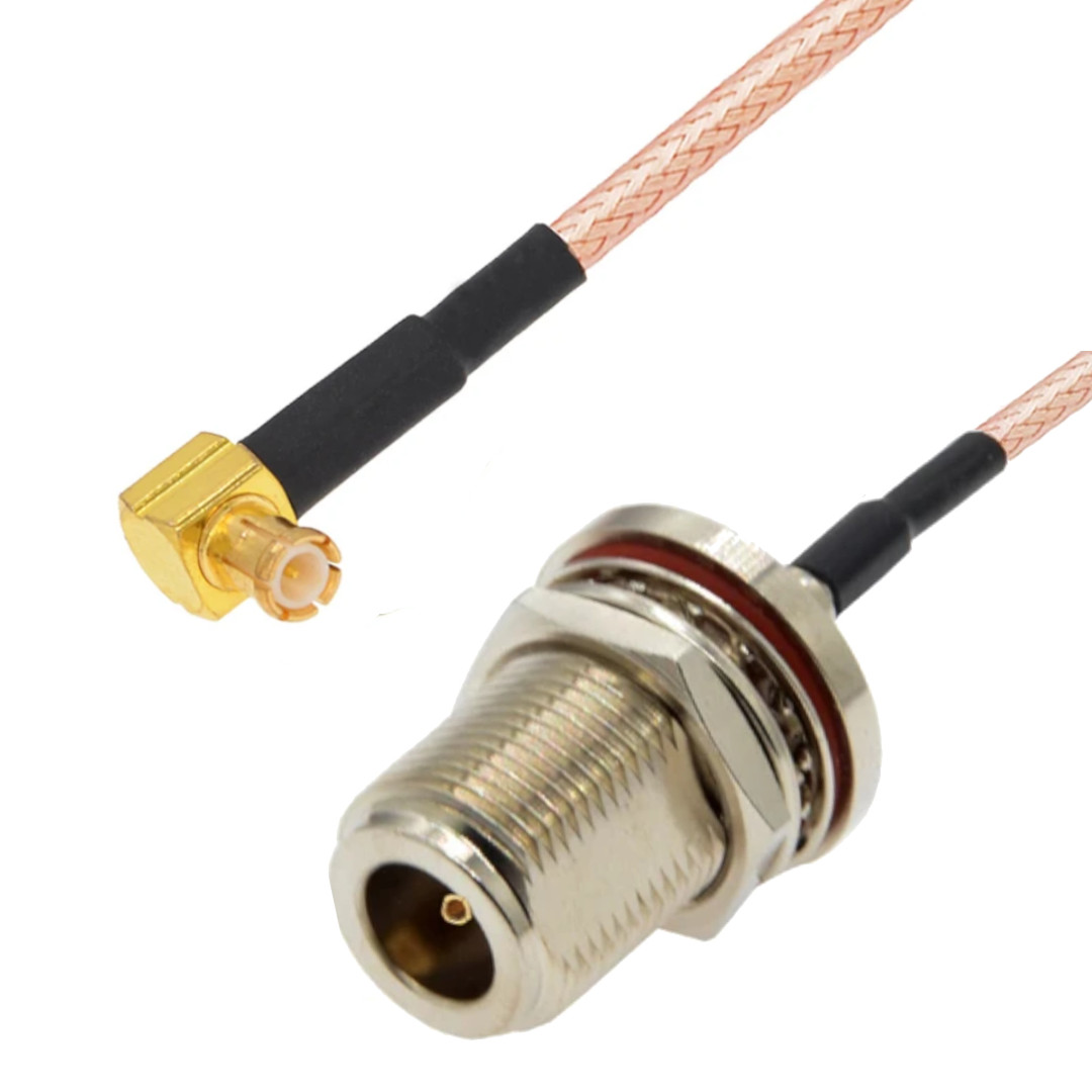 Anschlusskabel Mcx-stecker Ra/n-buchse Bh Rg316 25 Cm