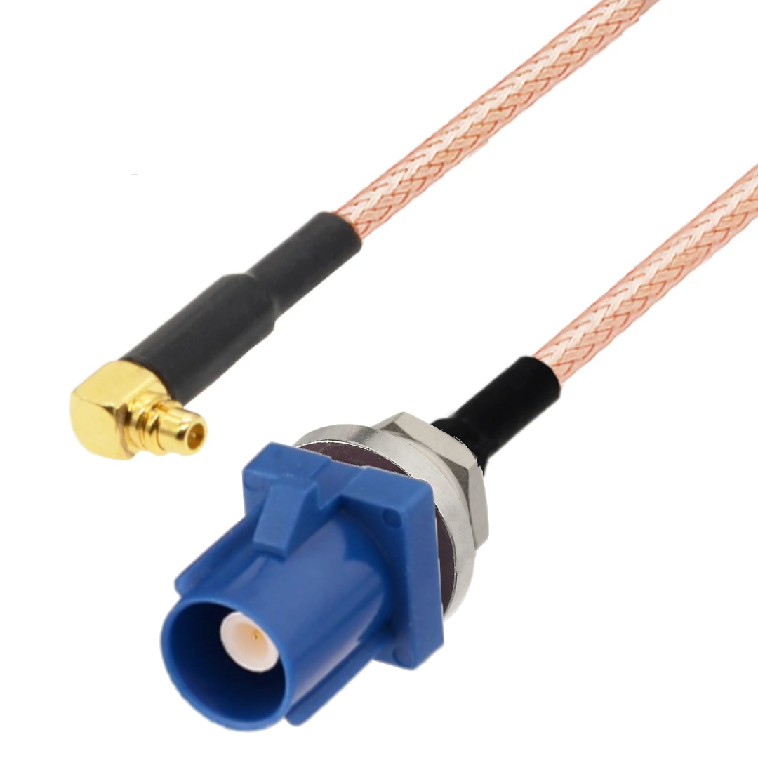 Pigtail Fakra Stecker Code C Bh / Mmcx Stecker Ra 20cm