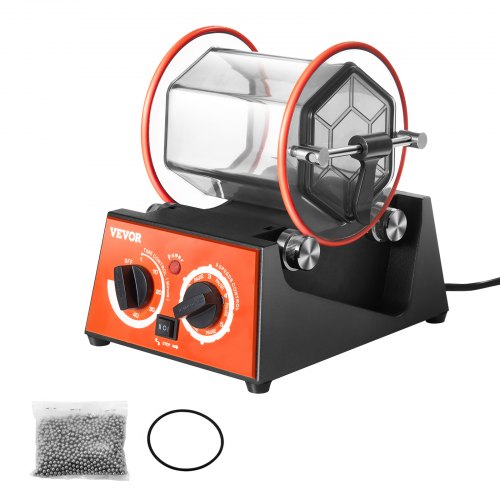 Poliertrommel Schmuck-poliermaschine 3 Kg, Rotary Tumbler Oberflächenpolierer 60 W, Schmuck Polieren Dreh-tumbler Einstellbare Zeit & Drehzahl Polierer Kugelmühle, Für Gold, Silber Usw.