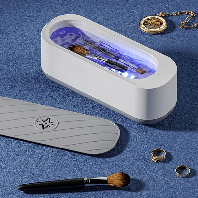 Tragbarer, Geräuscharmer Ultraschall-schmuckreiniger, Geeignet Zur Reinigung Von Schmuck, Silberschmuck, Brillen, Uhren Und Anderen Accessoires.