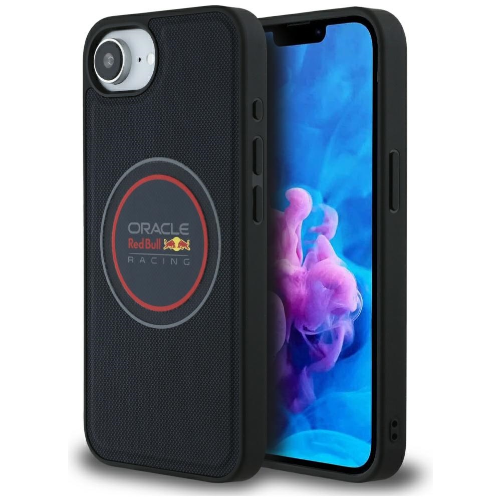Red Bull Meshed Logo Und Red Ring Magsafe Hülle Für Iphone 16e, Marineblau