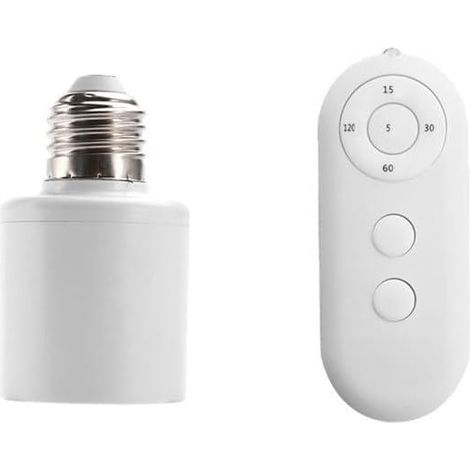 (e27-schraubsockel) Ferngesteuerte Lampe Mit Intelligentem Zeitschalter Und Drahtloser Fernbedienung Für Zuhause