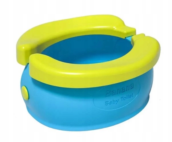 Bananen-faltbares, Tragbares Reise-wc, Blau