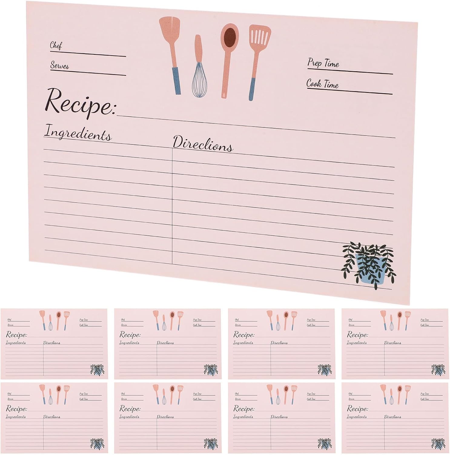50 Stück Diätkarten Aus Papier In Beige Kompakte Rezeptkarten Zum Schreiben Und Zeichnen Für Küche Und Persönliche Zuhause