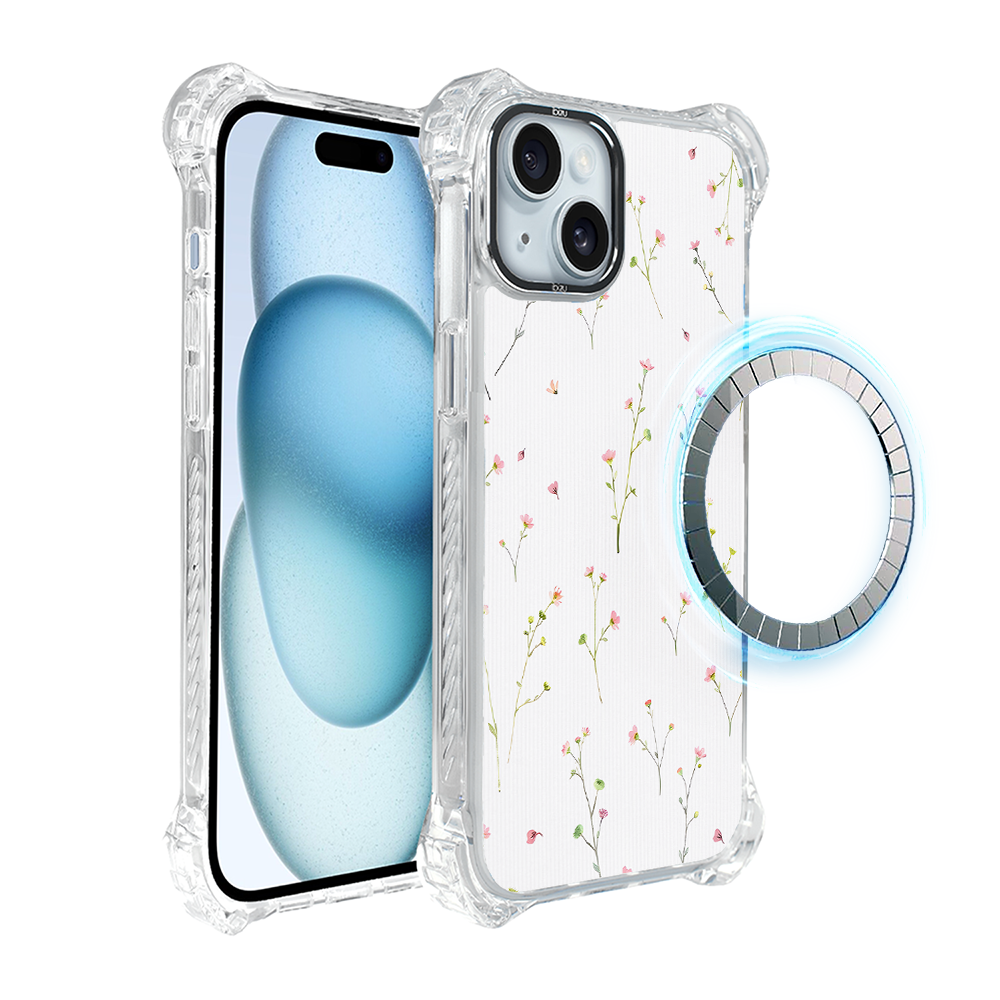 Iphone 15 Plus Ibizu Dropguard Ultra Hülle Mit Magsafe, Pastel Bloom, Wildflower Fantasy