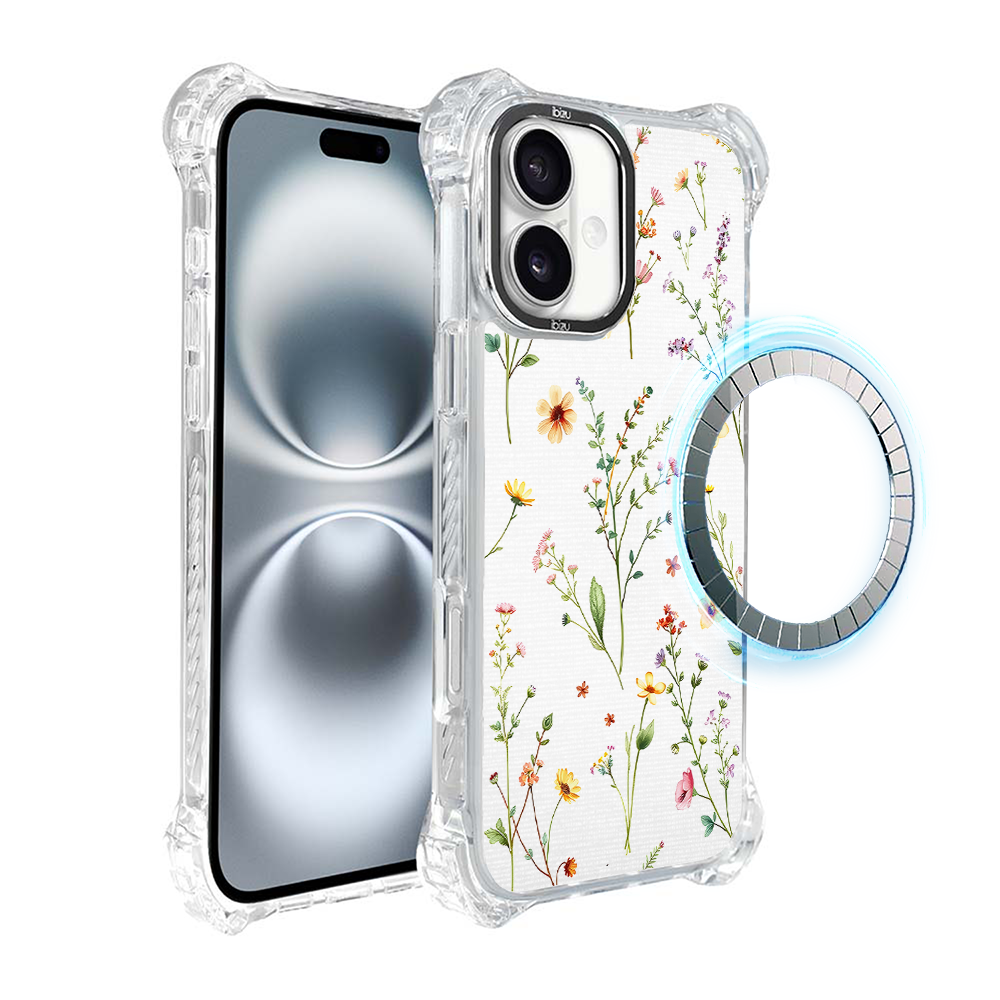 Iphone 16 Ibizu Dropguard Ultra Hülle Mit Magsafe, Pastel Bloom, Summer Bouquet
