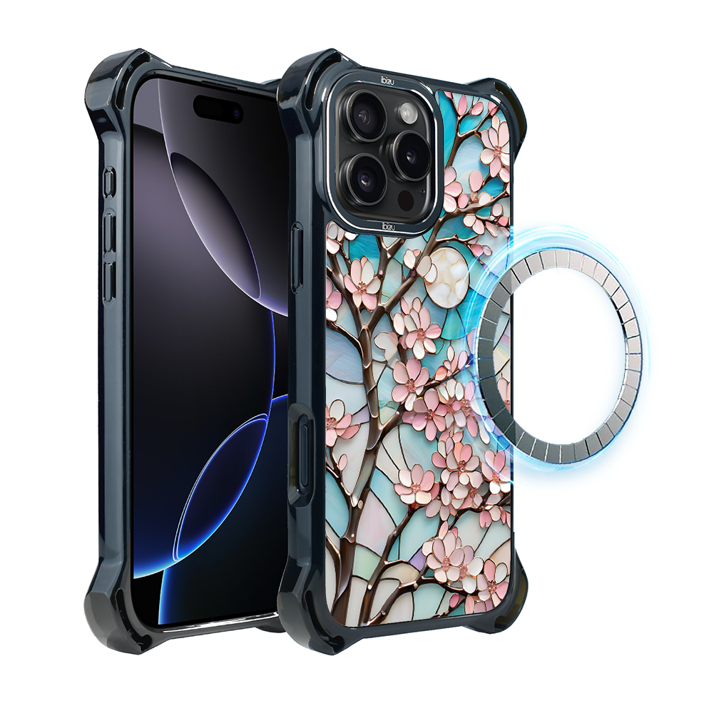 Iphone 16 Pro Ibizu Dropguard Ultra Hülle Mit Magsafe, Glasfarben, Mondkirsche