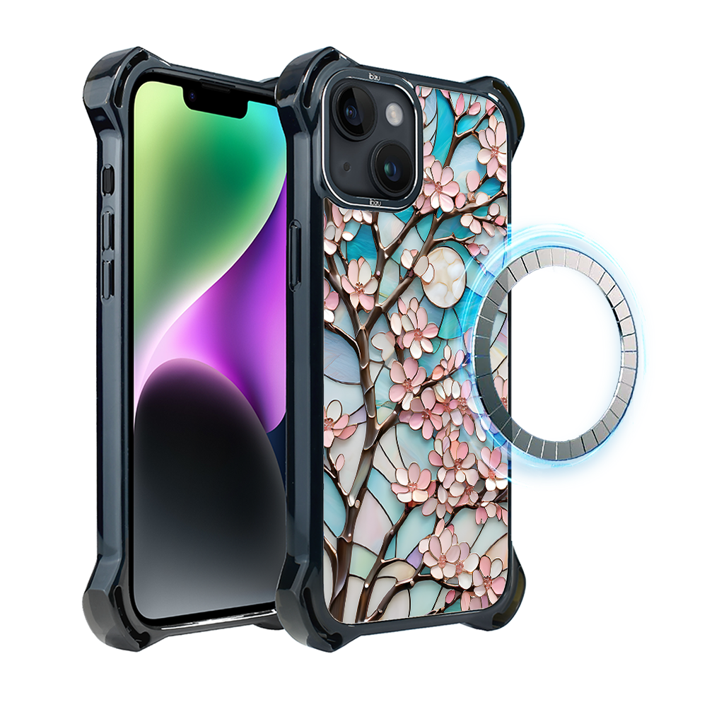 Iphone 14 Plus Ibizu Dropguard Ultra Hülle Mit Magsafe, Glasfarben, Mondkirsche