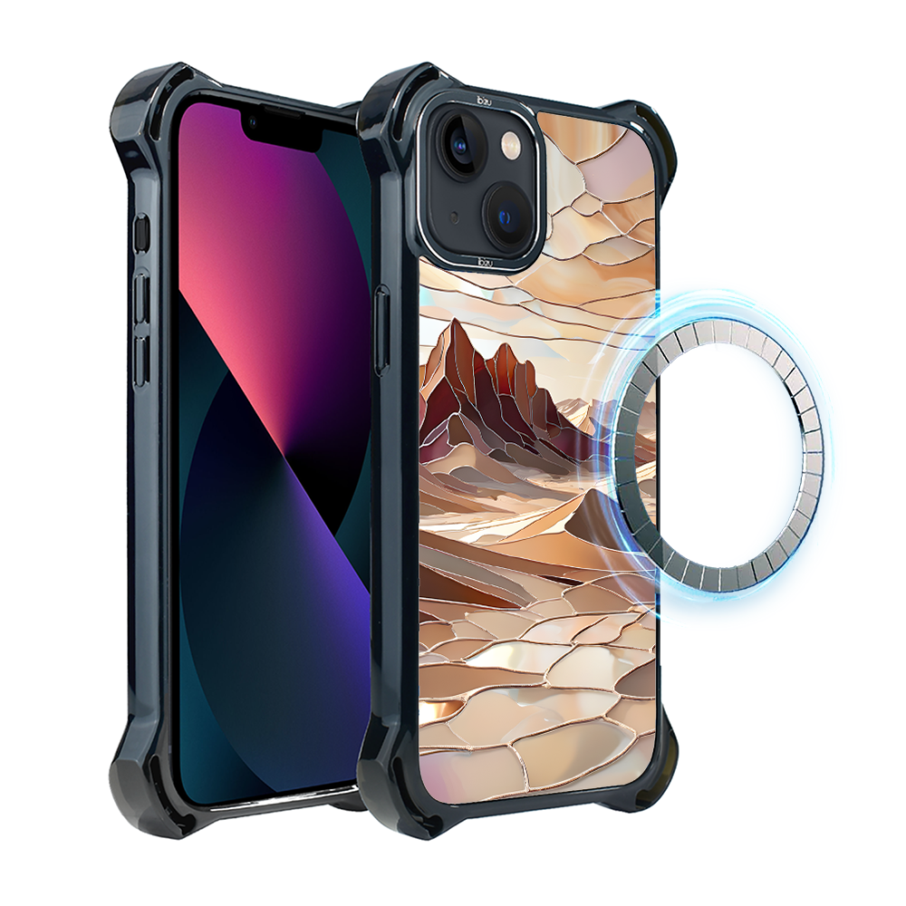 Iphone 13 Ibizu Dropguard Ultra Hülle Mit Magsafe, Glasfarben, Desert Calm