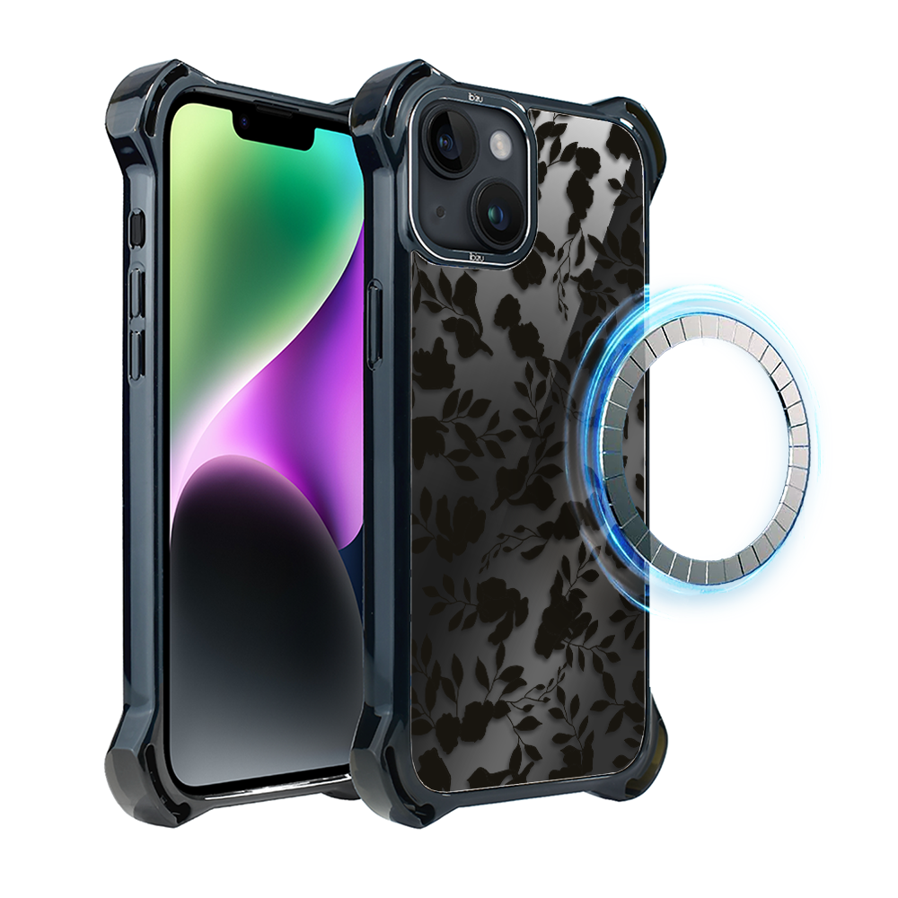 Iphone 14 Ibizu Dropguard Ultra Hülle Mit Magsafe, Midnight, Leaf Shadow