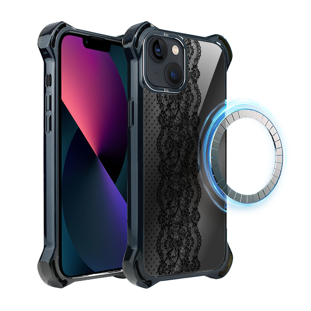 Iphone 13 Ibizu Dropguard Ultra Hülle Mit Magsafe, Mitternachtsblau, Zierspitze