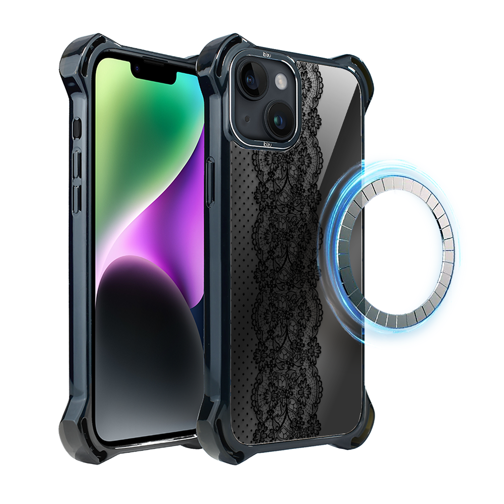 Iphone 14 Plus Ibizu Dropguard Ultra Hülle Mit Magsafe, Mitternachtsblau, Zierspitze