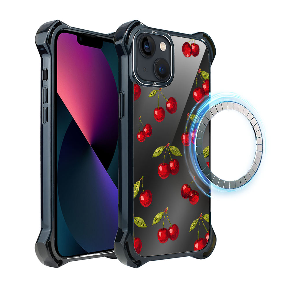 Iphone 13 Ibizu Dropguard Ultra Hülle Mit Magsafe, Midnight, Cherry Night