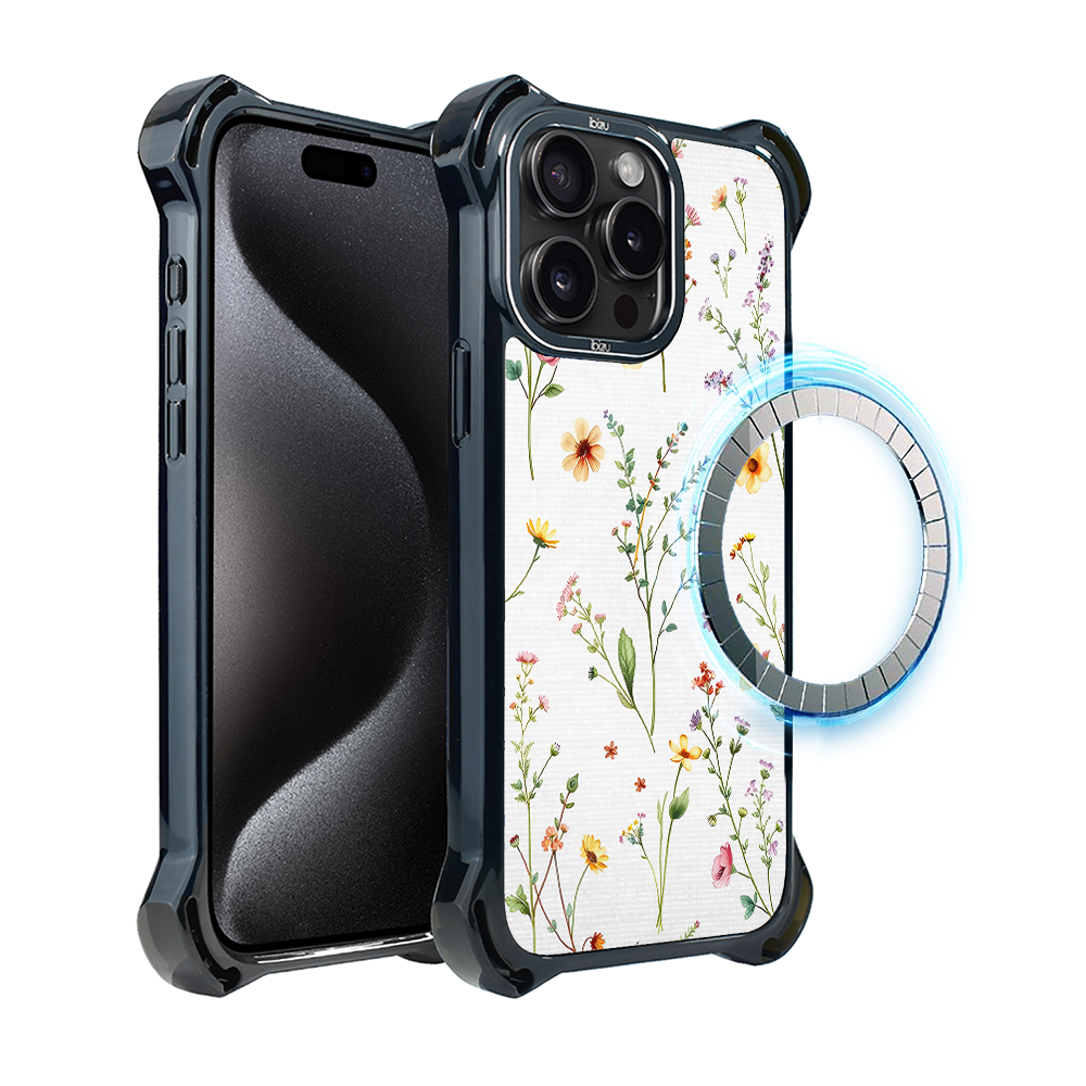 Iphone 15 Pro Ibizu Dropguard Ultra Hülle Mit Magsafe, Pastel Bloom, Summer Bouquet