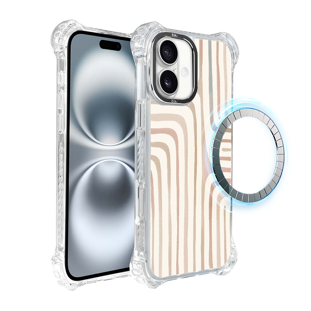 Iphone 16 Ibizu Dropguard Ultra Hülle Mit Magsafe, Boho, Sandlabyrinth