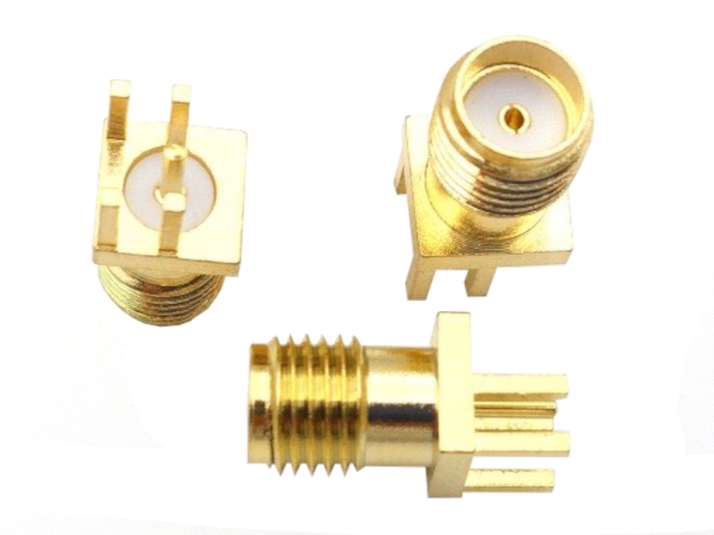 Sma-geradbuchse Für Leiterplattenkante 1,2 Mm