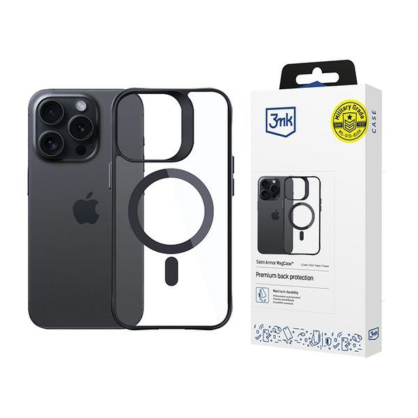 Apple Iphone 15 Pro - 3mk Satin Armor Magcase