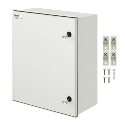 Schaltschrank Nema-gehäuse, 400x500x200 Mm, Nema 4x Glasfaser-stahl-elektrobox, Ip66 Wasserdicht & Staubdicht, Klappanschlussdose Für Den Innen- &außenbereich, Mit Montageplatte