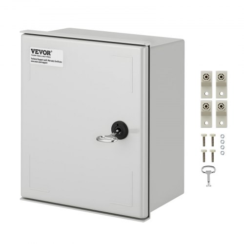 Schaltschrank, Nema-elektroverteilerkasten, 250x300x140 Mm, Nema 4x Glasfaser-elektrogehäuse, Ip66 Wasser- & Staubdicht, Geeignet Für Den Innen- & Außenbereich, Inkl. Montageplatte