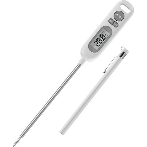 Digitales Sofortthermometer Für Fleisch, Kochen, Süßigkeiten, Öl, Braten, Grillen Und Barbecue