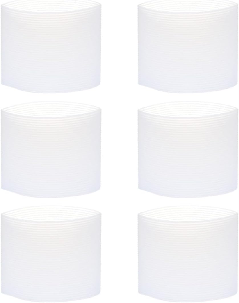 Set Of 9 Silicone Cup Covers, Non-slip Cup Cuffs For Coffee Cups And Glass Mugs, Heat Resistant Cup Lids For Secure Hold For Coffee Tea At Home