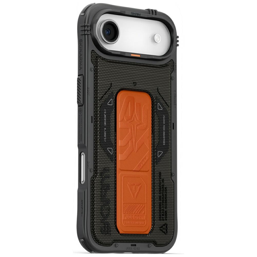 Skinarma Phantom Hülle Für Iphone Air Mit Magnetischem Ladeanschluss Und Griffständer, Olivgrün