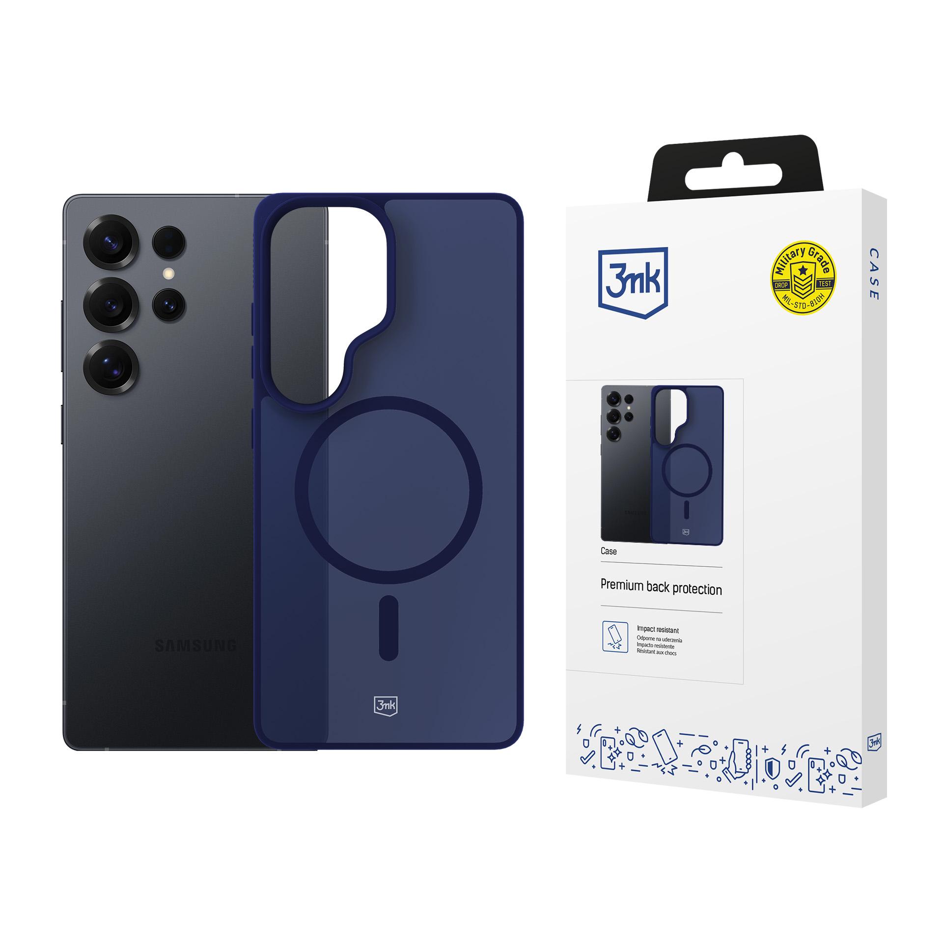 Samsung Galaxy S25 Ultra - 3mk Smoke Magcase Blau