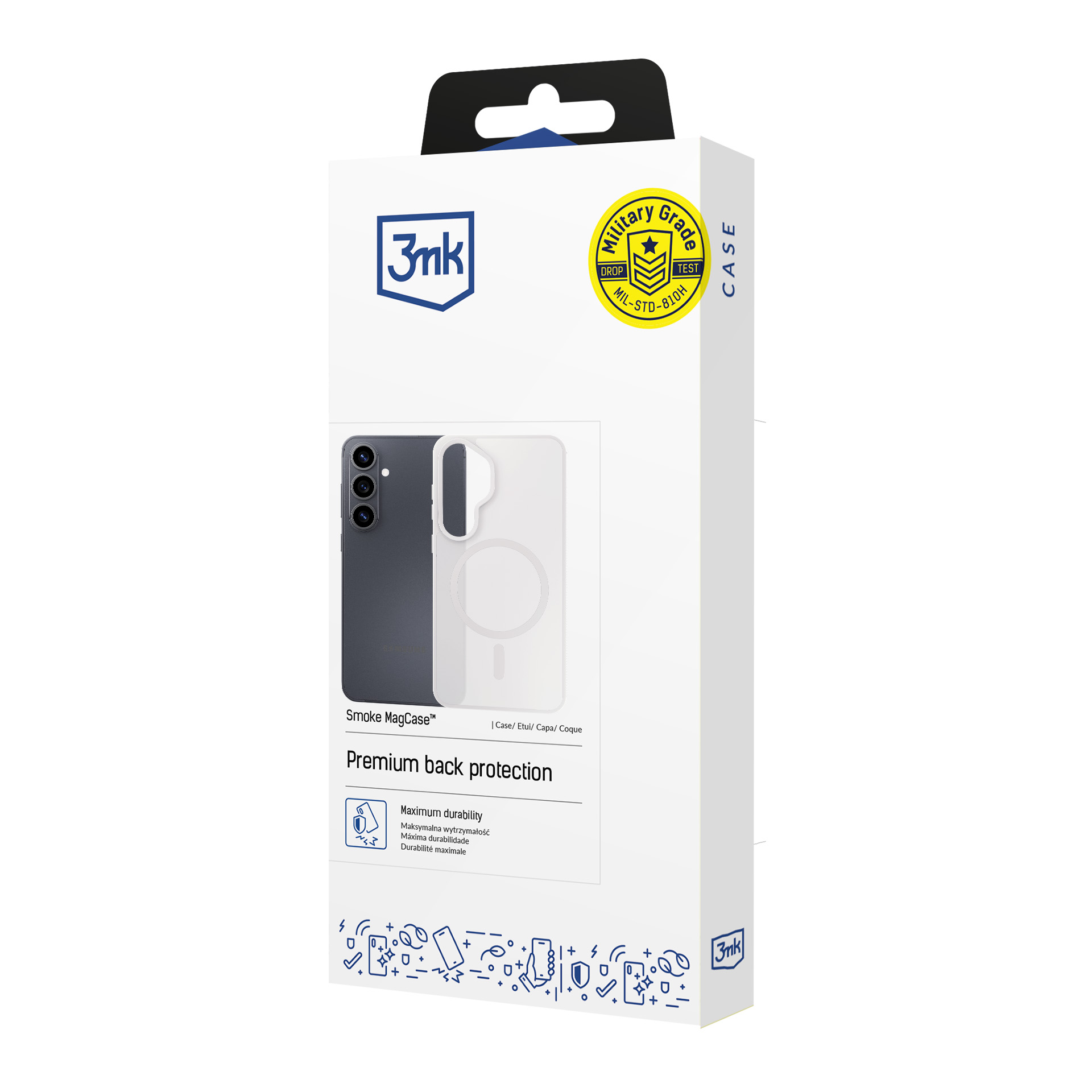 Apple Iphone 17 - 3mk Smoke Magcase Weiß