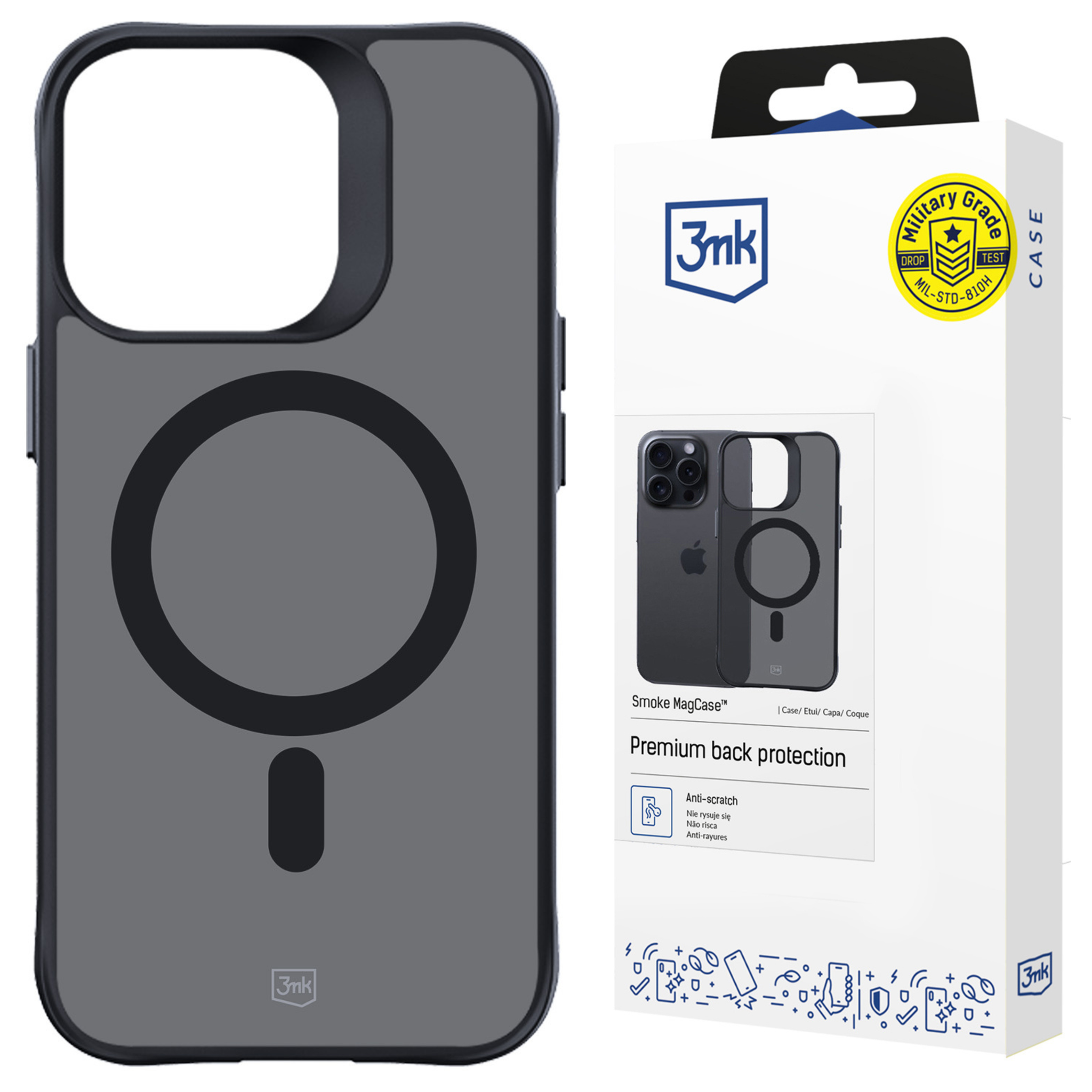 Apple Iphone 14 Pro - 3mk Smoke Magcase