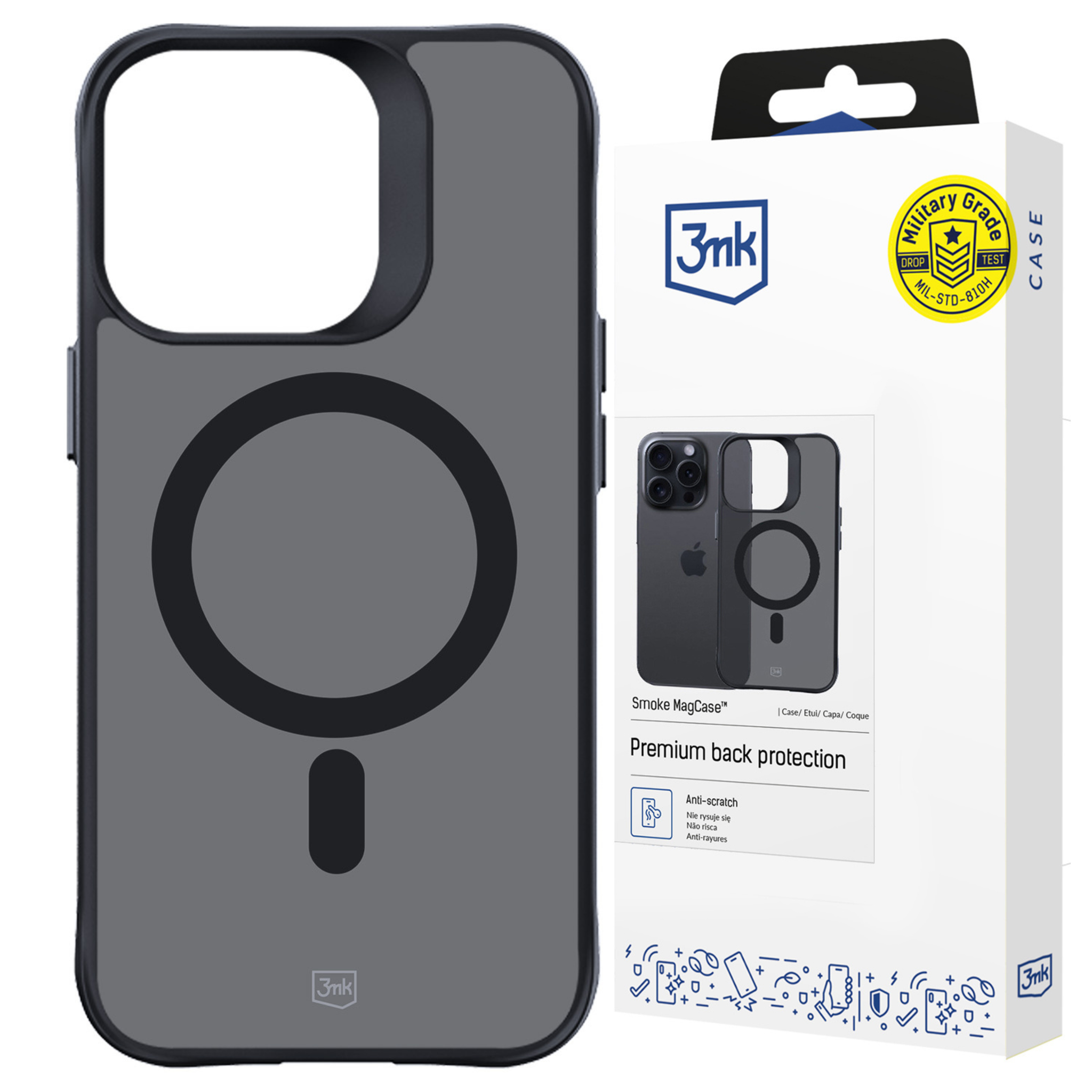 Apple Iphone 14 Pro Max – 3mk Smoke Magcase