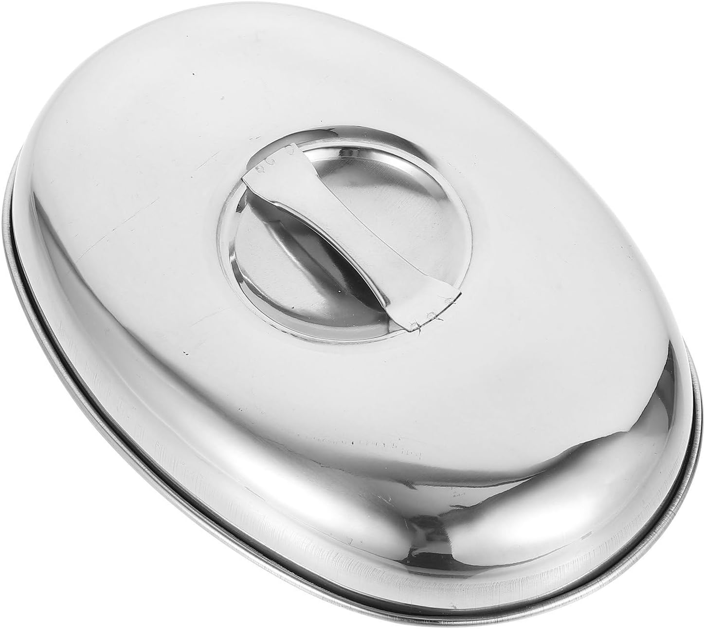 Edelstahl Ovale Schutzhaube Für Lebensmittel Zum Grillen Und Kochen Mit Hitzekonzentration Und Schutz Vor Öl Und Staubspritzern