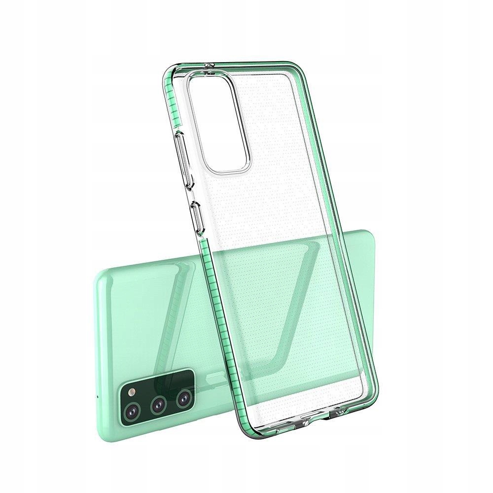 Spring Case Gel-schutzhülle Mit Farbigem Rahmen Für Samsung Galaxy A72 4g, Mintfarben
