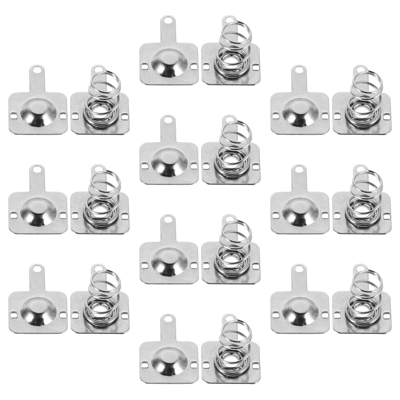 Battery Connection Springs For Aaa Batteries, Pack Of 10, Metal Contact Plates With Quick Connection For Remote Controls, Toy, Model Cars, Diy Battery Adapter, Easy Installation