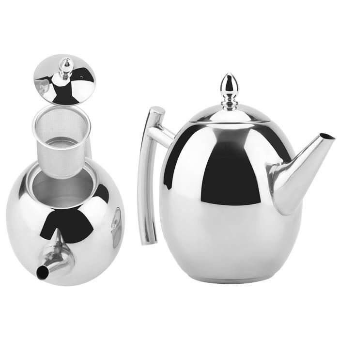 Teekanne Mit Edelstahlfilter (1 Liter - 1000 Ml) Hb052