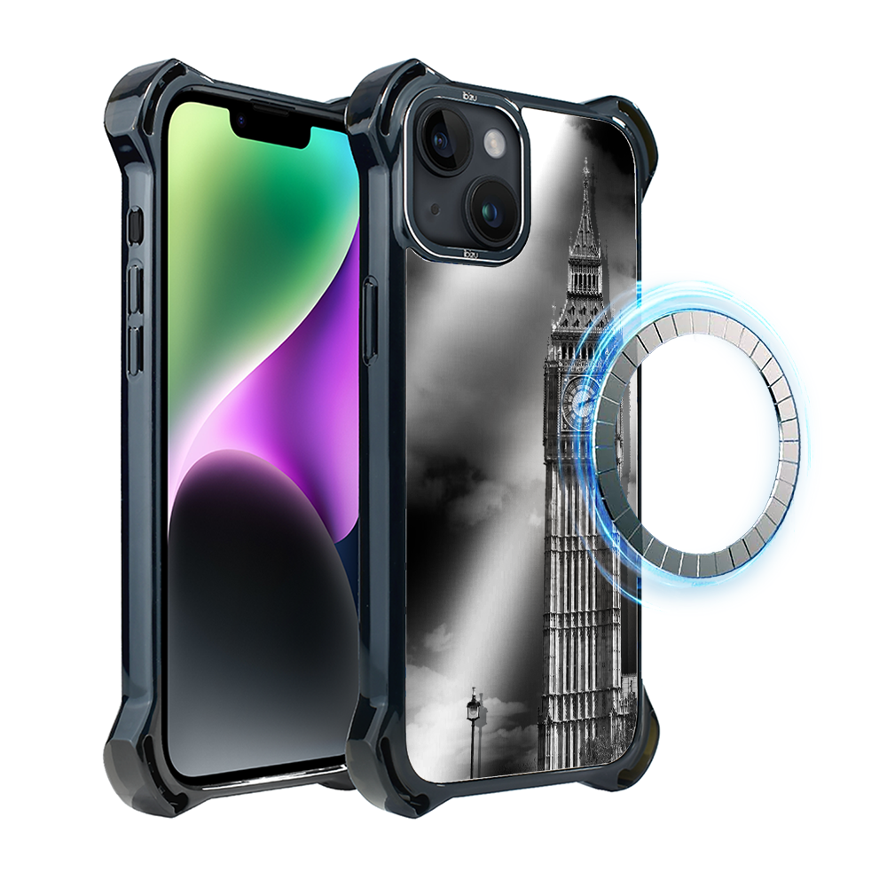 Iphone 14 Ibizu Dropguard Ultra Hülle Mit Magsafe, Noir City, Big Ben
