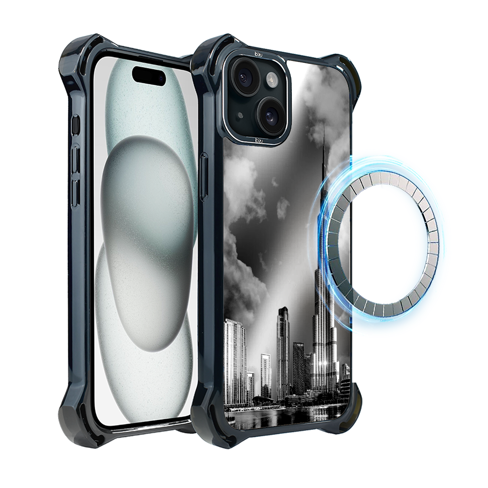 Iphone 15 Ibizu Dropguard Ultra Hülle Mit Magsafe, Noir City, Burj Khalifa
