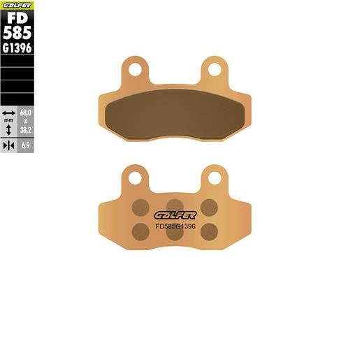 Galfer Bremsbeläge Sintermetall (gold) Offroad Surron '24-