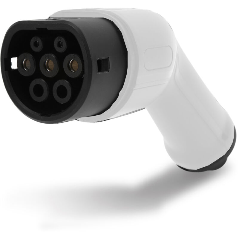 32a Ac 250v Adapterset Für Elektrofahrzeuge, Typ-2-stecker, Schutzart Ip54 Für Ladestationen Für Elektrofahrzeuge (weiß).