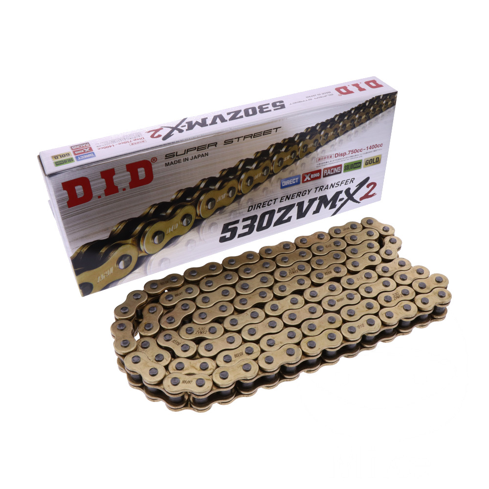 Did 530zvmx2/114 X-ring G&g Offene Antriebskette Mit Niete Für Ducati / Honda / Suzuki / Triumph / Yamaha