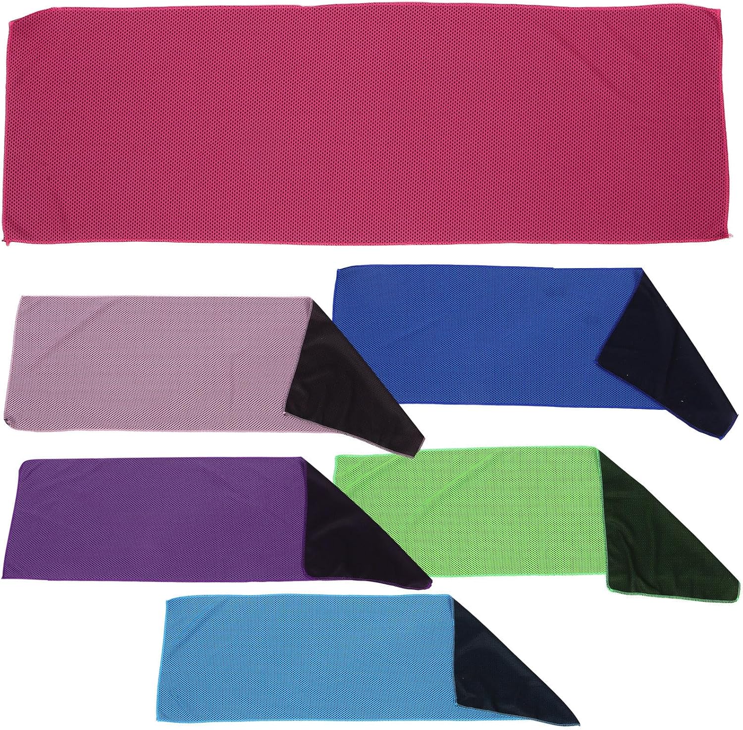 Kühlende Sporthandtücher Schnelltrocknend Und Hautfreundlich 6 Stück Pack Aus Polyester Für Tennis Und Strand Fitness Und Yogahandtücher