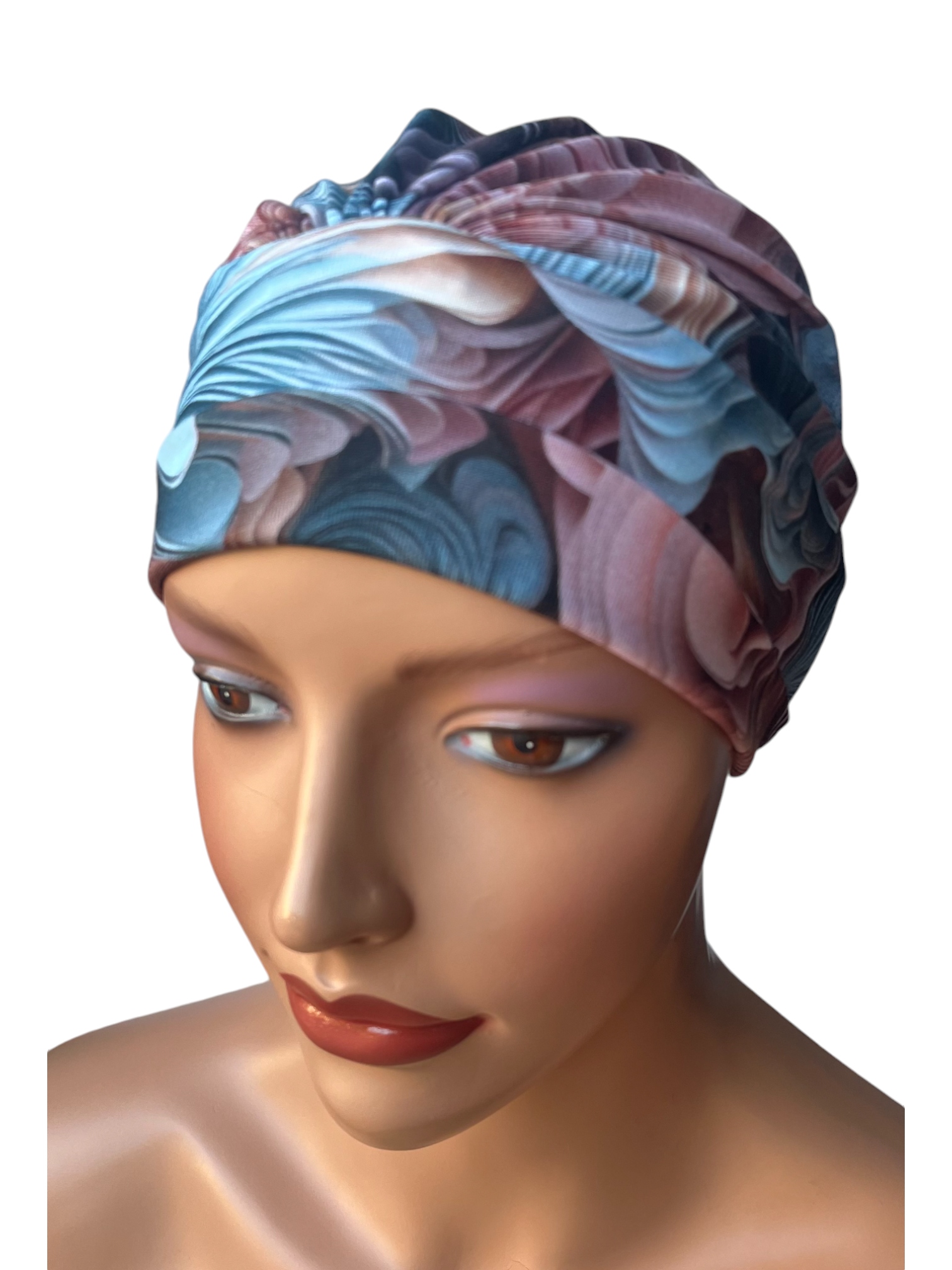 Turban Jasmina Bek-413 Damen-faltenhut Auch Nach Chemotherapie