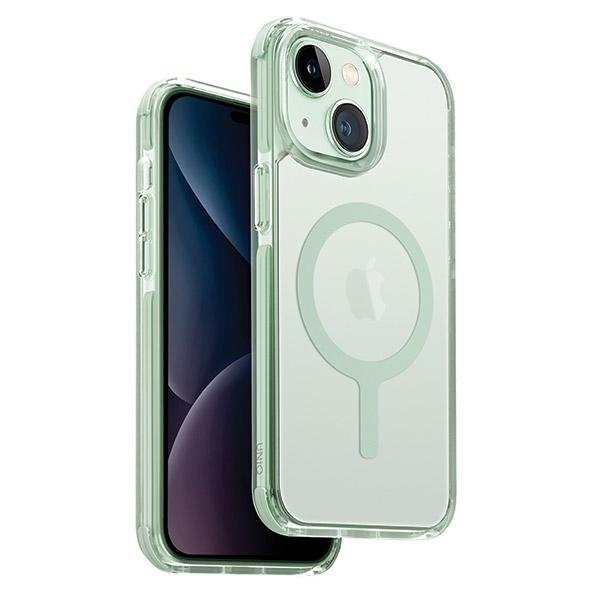 Uniq Combat Iphone 15 Plus / 14 Plus 6,7" Maglick Ladehülle, Mintgrün/cool Mint