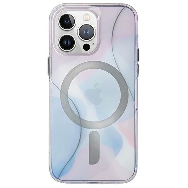 Uniq Hülle Coehl Palette Iphone 15 Pro Max 6,7" Magnetisches Ladekabel Blau/dunkelblau