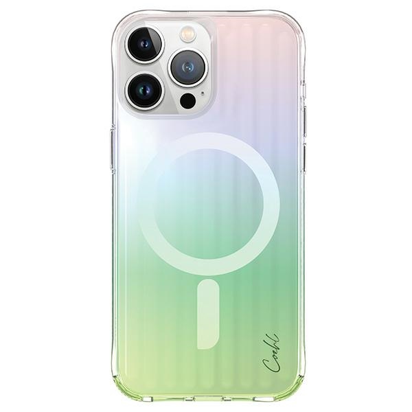 Uniq Coehl Linear Iphone 15 Pro Hülle 6,1" Magnetisches Laden Opal/irisierend
